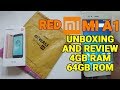 REDMI XIAOMI A1 4GB RAM 64GB ROM MOBILE UNBOXING AND REVIEW