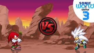(swb) EP3 knuckles VS silver [sprite animation]