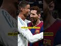 Cristiano Ronaldo e Messi se abraçam #cristianoronaldo #futebol #messi #shorts