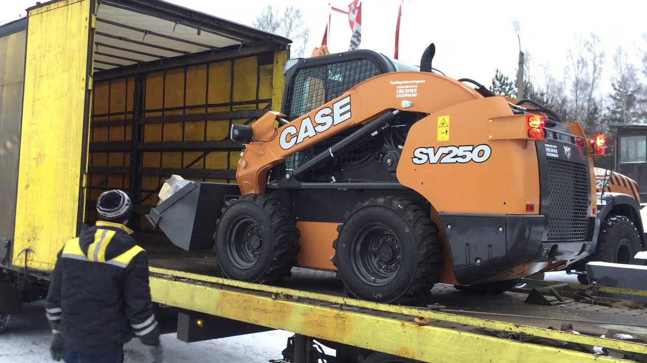 CASE SV 250 уезжает в Архангельск