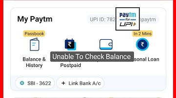 Unable To Check Balance | Unable To Check Balance Problem Solve In Paytm