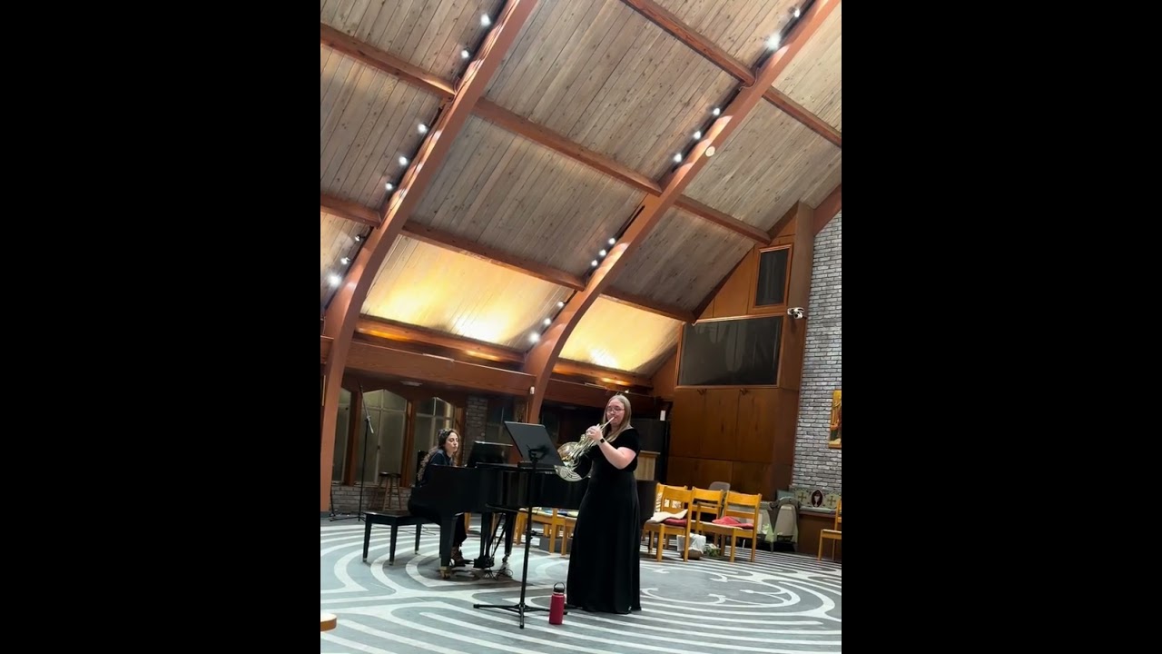 Strauss  Horn Concerto No. 1 in E-flat major, Op. 11 Brooke Wright & Ani Mouradian piano 