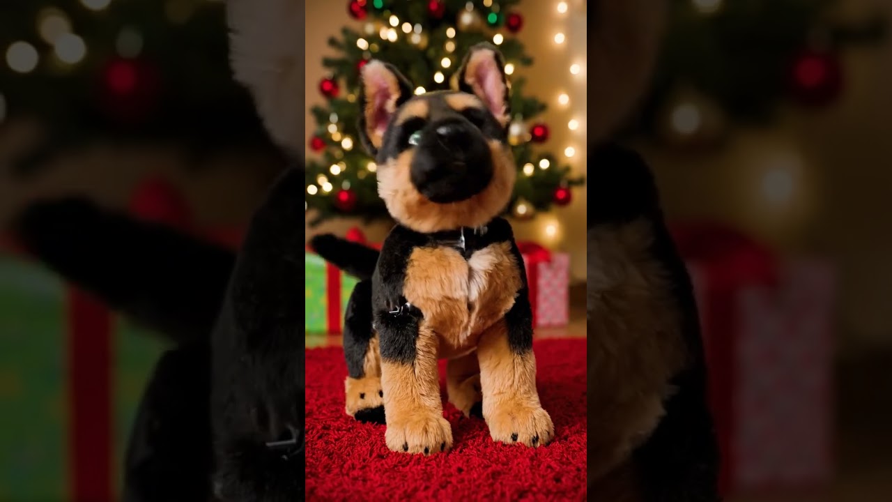 New Realistic Robotic Dog Plush Toy