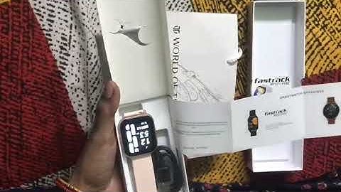 fastrack reflex vybe smart watch unboxing video
