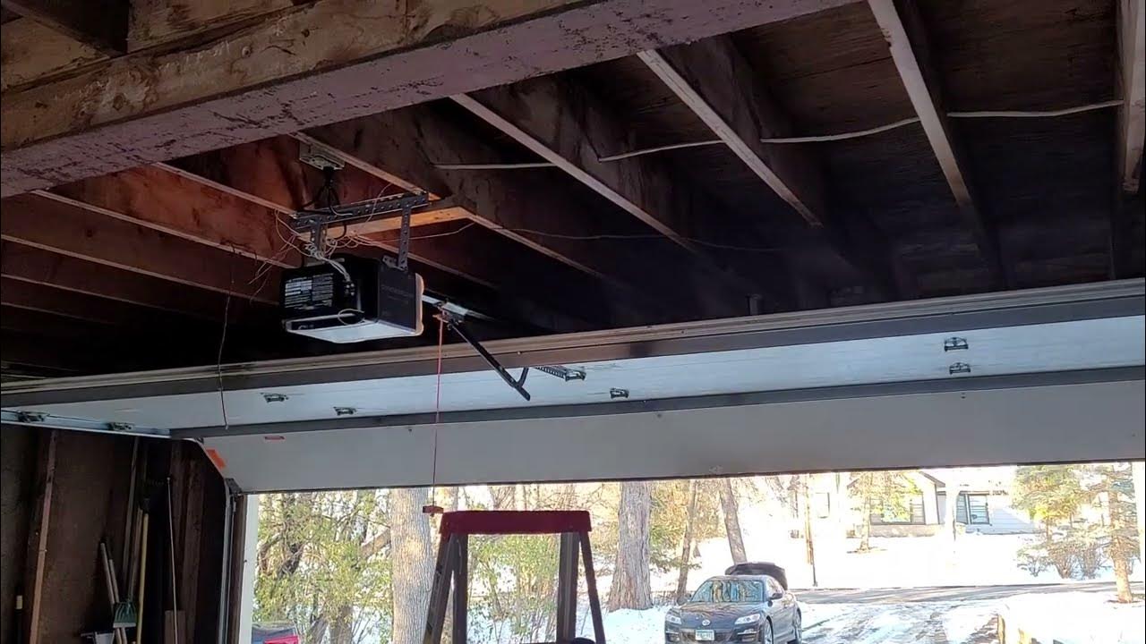 After Chamberlain C2212T YouTube