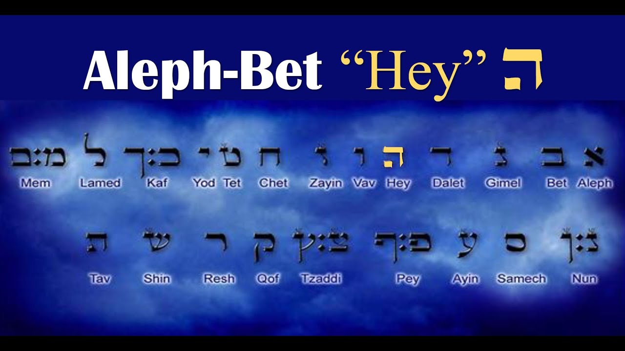 5 Hebrew Letter Hey YouTube 5 Hebrew Letter Hey YouTube