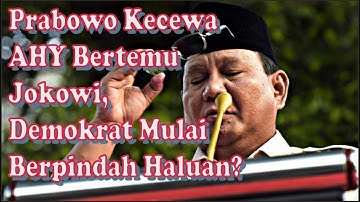 Prabowo Kecewa AHY Bertemu Jokowi, Mungkinkah Demokrat Berpindah Haluan?