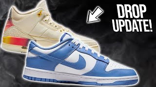 GOING LIVE Polar Blue Dunks J Balvin Jordan 3 Drop Update & Terror Squad Air Forces