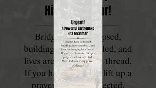  Urgent A Powerful Earthquake Hits Myanmar   godlordshortsshort