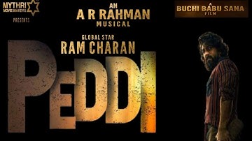 Peddi First Song (Telugu) |Ram Charan| Janvi kapoor|A R Rehman|Buchi babu Sana