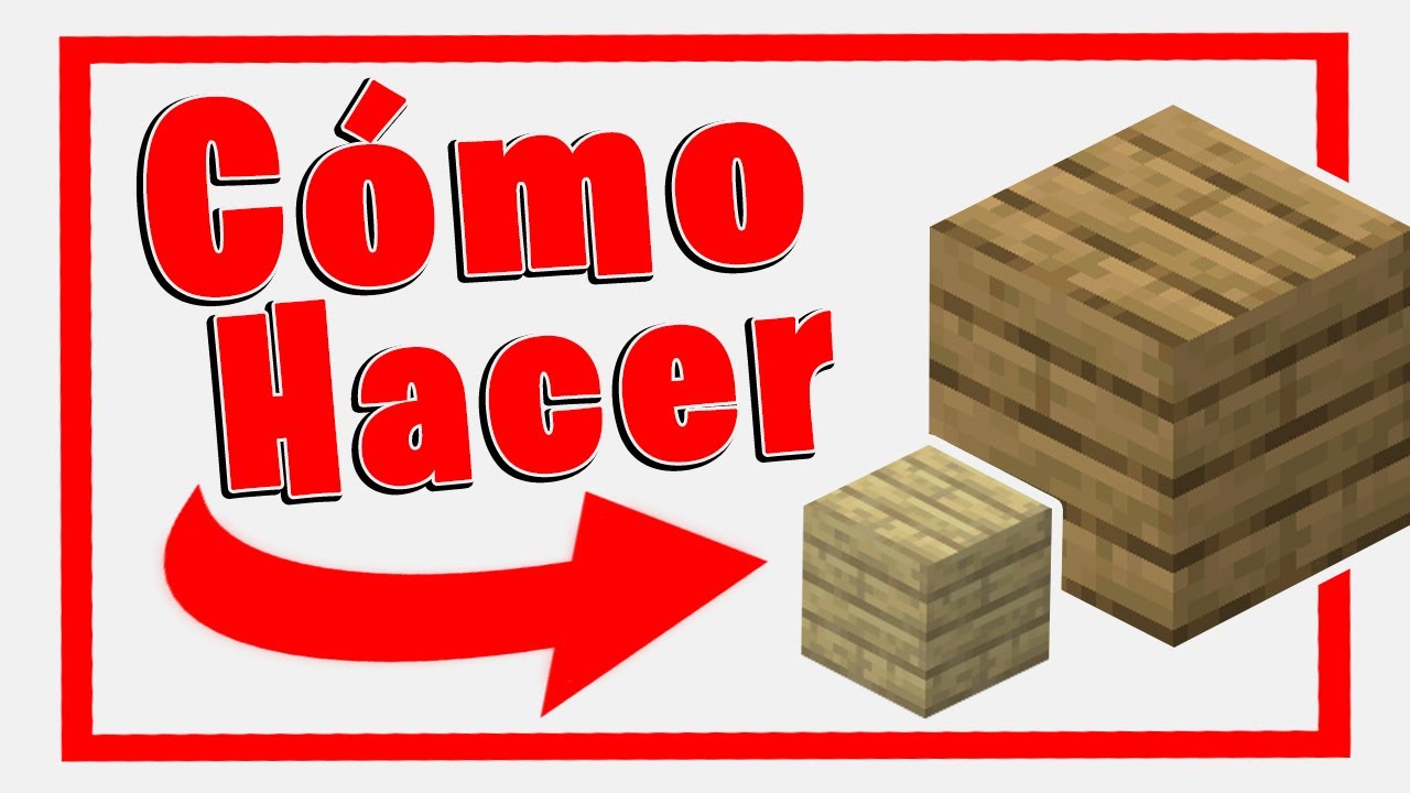 👉 Cómo Hacer TABLONES de MADERA en MINECRAFT Minecraft para Padres 👨