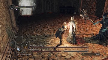 Dark Souls 2 Prowling Magus and the Congregation SL1 NG+7 CoC No Rolling/Blocking/Parrying