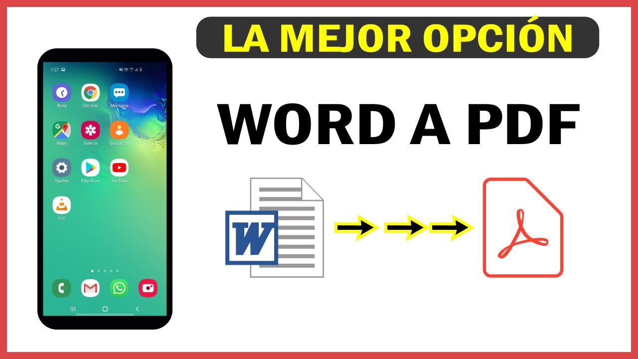 ¿Cómo convertir gratis un documento de Word a PDF sin programas?