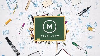 Back To School Logo Reveal Premiere Pro Templates