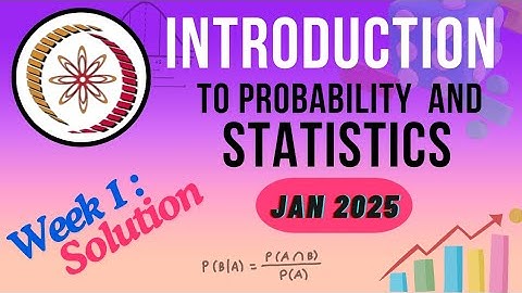 NPTEL Introduction to Probability and Statistics Assignment 1 solution #aboutcomputercode#nptelansar