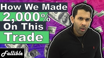 How We Made A 2000% Profit On This Trade | Options Trade Management
