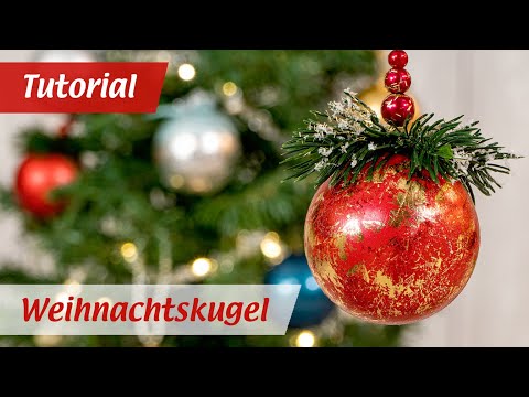 Video: So Dekorieren Sie Weihnachtskugeln