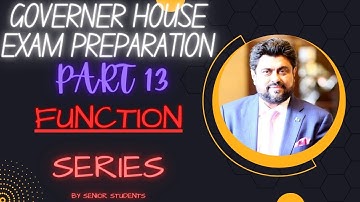 Typescript series: PART 13 FUNCTIONS AND RETURNING VALUES. Governor house typescript exam prepare