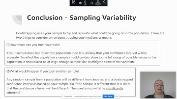 AS91582 Conclusion - Sampling Variability