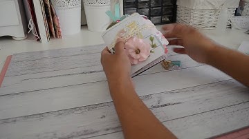 * AS REQUESTED * | TUTORIAL | Mini Pocket Album/Flipbook | PART ONE | Use your paper stash