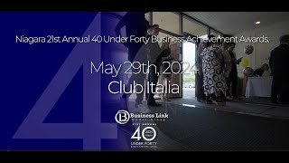 2024 Niagara 40U40 awards Gala Highlights