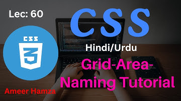 Learn CSS in Hindi/Urdu #60: Grid Area Naming