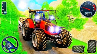 real tractor trolley game. || amazing tractor simulator game || cargo tractor game 3d || farming screenshot 2