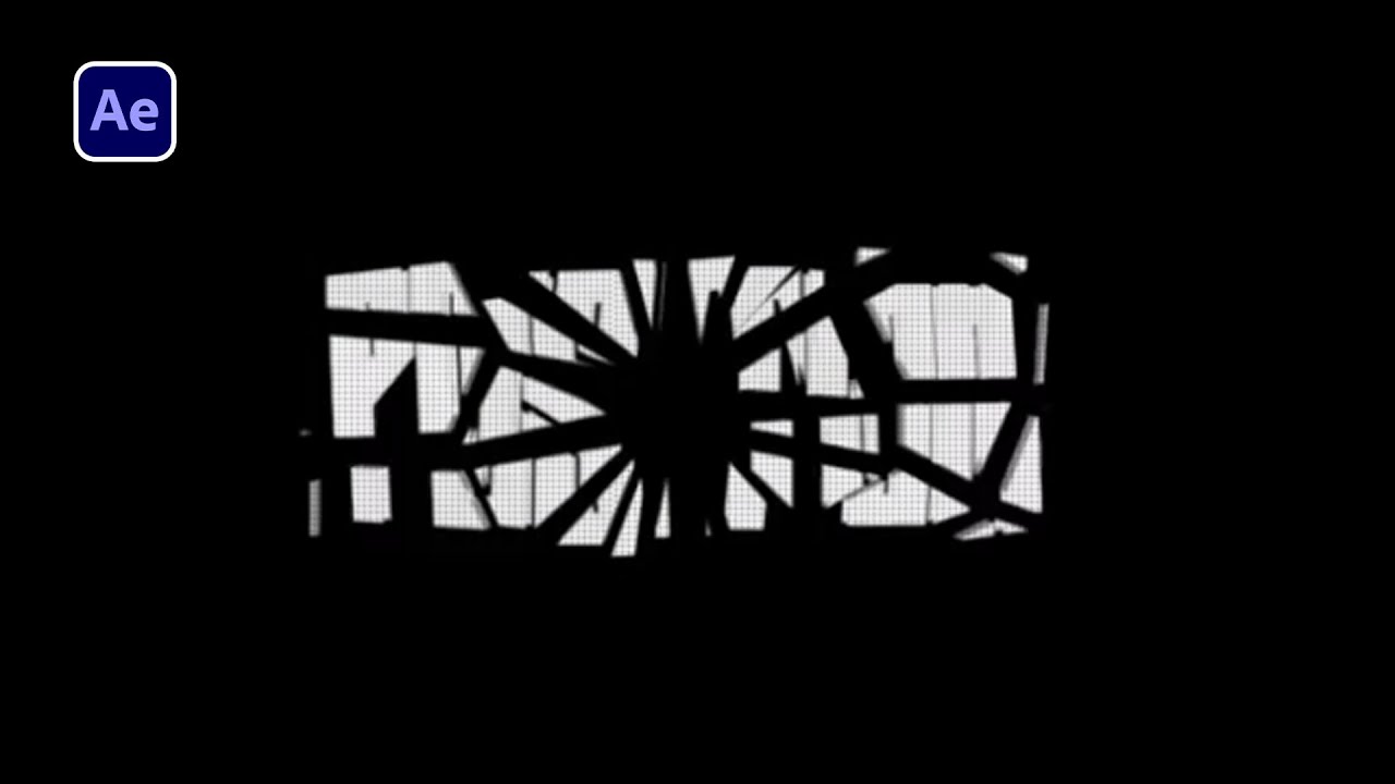 Glass Broken Animation in After Effect | Text Effect #tutorial #shorts ...