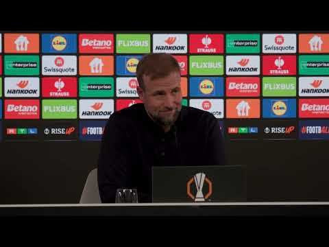 Pressekonferenz | Sebastian Hoeneß über das 2:0 gegen Feyenoord Rotterdam | UEFA Europa League
