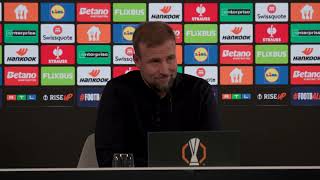 Pressekonferenz | Sebastian Hoeneß über das 2:0 gegen Feyenoord Rotterdam | UEFA Europa League