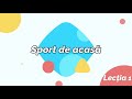 Sport de acasa  lectia 1