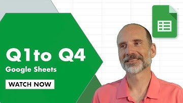 Google Sheets - Summarize Data by Quarter *|* SUM, AVERAGE, COUNT