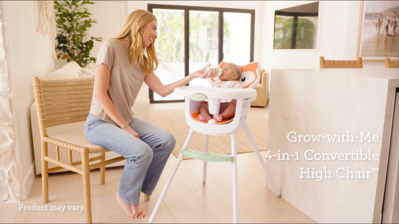 Infantino Grow-with-me 4-in-1 High Chair, Fox