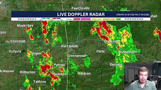 6:55 PM Radar Update (7-29-2026) #arwx #okwx #mowx