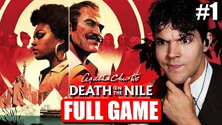 Agatha Christie: Death on the Nile FULL GAME Walkthrough Chapters 1-4 | DaturaPlays