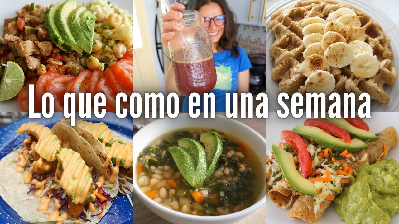 LO QUE COMO EN UNA SEMANA 🤤vegano sabrosón | VIDA VEGANA