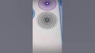 Spirograph: only circles design 🌀 #asmr #spirograph #art #drawing #satisfying