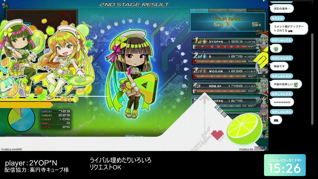☆ りのんページ のんびり】beatmaniaIIDX_20260501 - YouTube