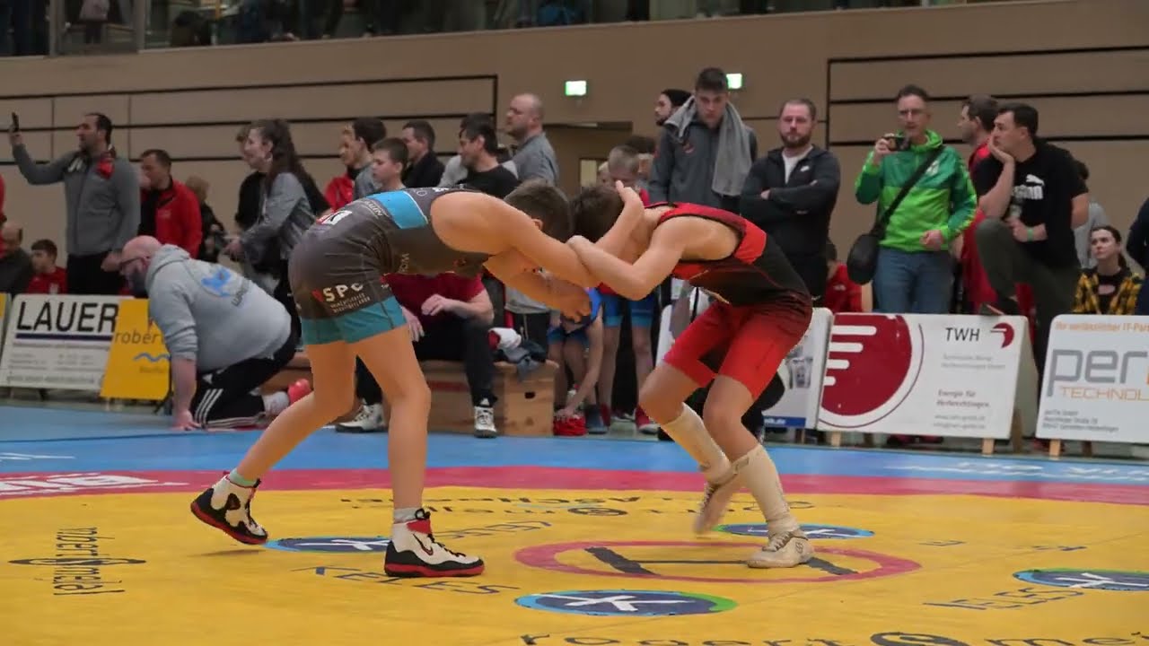 U12 Tombul vs Zander 35kg. Württ. Meisterschaften 2025 Freistil Ringen/Wrestling