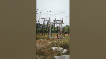 33/11kv sub station yard #powerstation #electrical #transformers