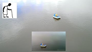 Interplay Hovercraft Kit RC conversion - Clevedon Marine Lake 160128