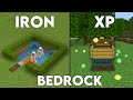5 EASY Starter Farms For Beginners In Minecraft Bedrock 1.19! (Iron Farm, XP Farm)