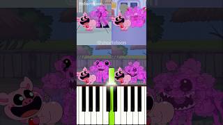 I Like Pink / ZOONOMALY / FNF / FNAF @shortstoon  - EASY Piano Tutorial