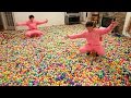 EPIC EASTER EGG PRANK ON FAMILY! (100,000+ EGGS)