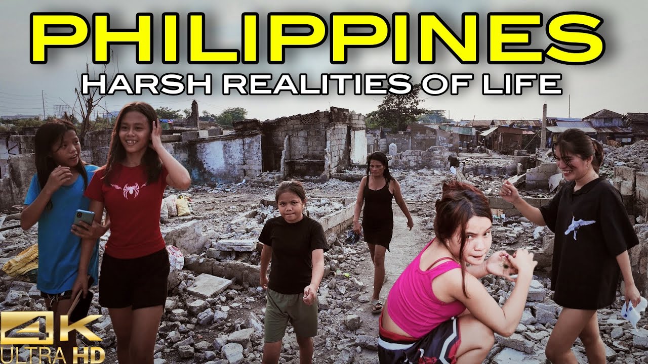 Life's Reality on a Philippine Slum | Bacoor Cavite [4K] 🇵🇭