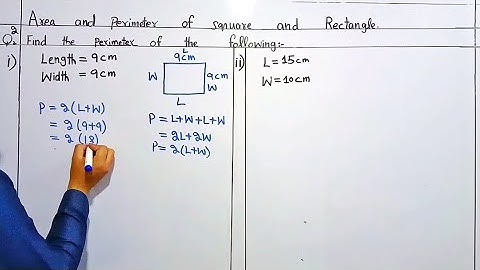 Area and perimeter class 5 in Urdu | Area and perimeter of square and rectangle | Area and perimeter