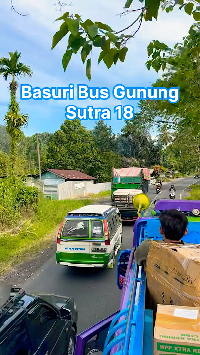 Asik juga Suara Klakson Basuri Bus Gunung ini