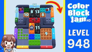 Color Block Jam Level 948 Solution Walkthrough
