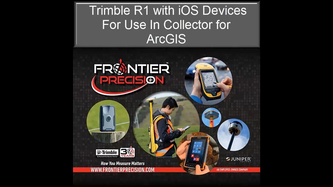 Trimble R1 with iOS Devices For Use In Collector For ArcGIS YouTube