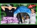 ACAMPAMOS CON LOS VECINOS EN EL JARDIN DE LA MANSIÓN!